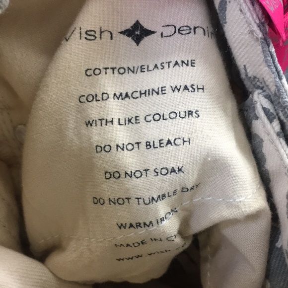 Wish The Label Python Jeans - Grey / Tan - Picture 2 of 2